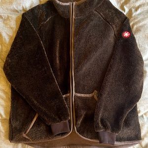 Cav Empt Sherpa Zip Up Fleece Jacket Size XL